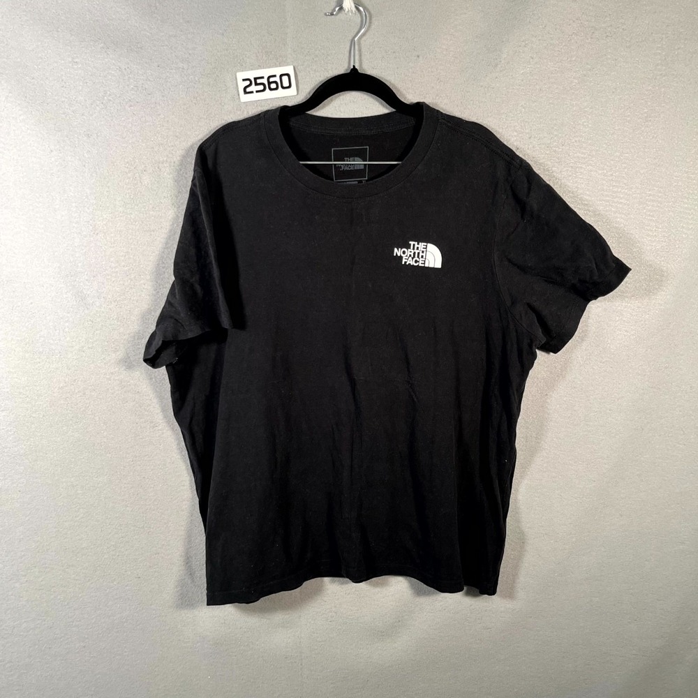 The North Face T Shirt Womens XL Black Graphic Print Never Stop Exploring Casual